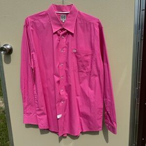 Men’s cinch button up size large
